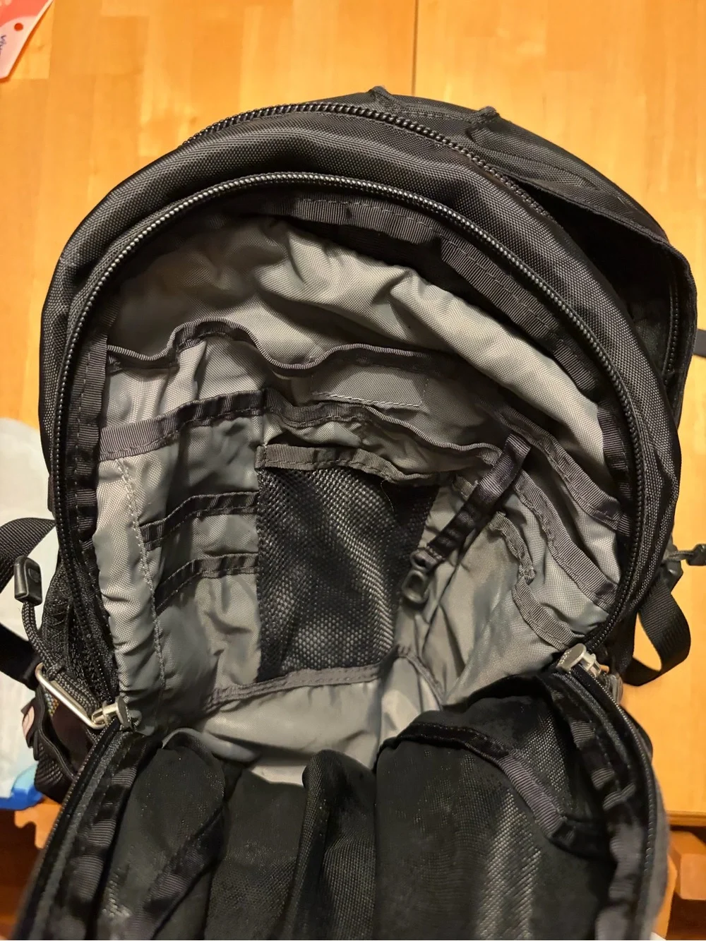 The North Face Black Sweeper Backpack with Mesh Side Pockets